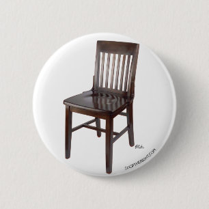 Empty Chair 2 Inch Round Button
