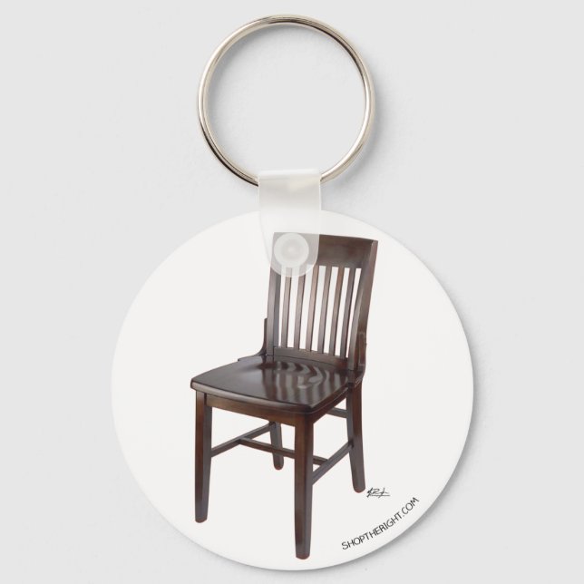 Empty Chair Keychain (Front)