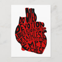 empty chest : anatomical heart