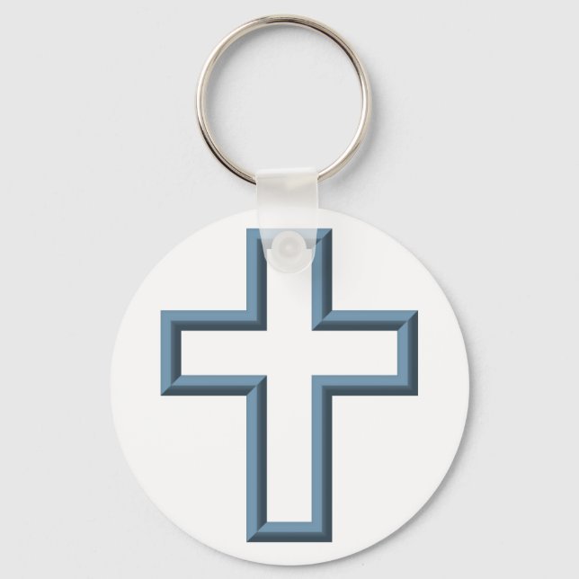 Empty cross keychain (Front)