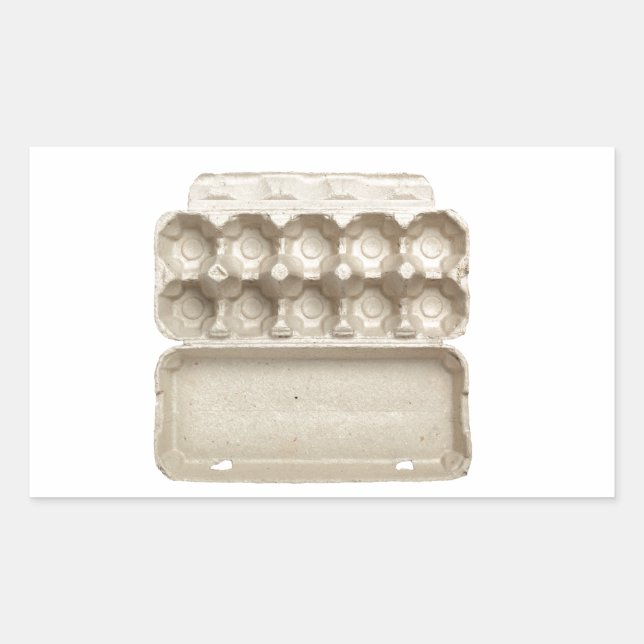 Empty egg carton sticker (Front)