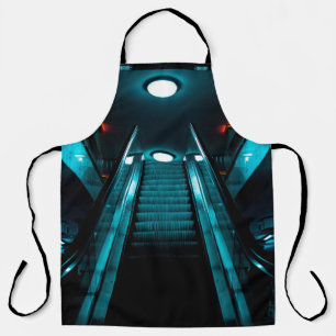 EMPTY ESCALATOR APRON