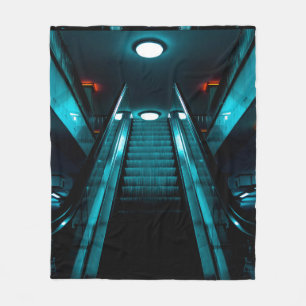 EMPTY ESCALATOR FLEECE BLANKET