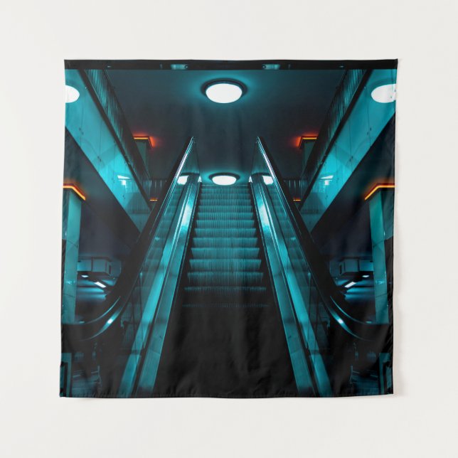 EMPTY ESCALATOR TAPESTRY (Front)