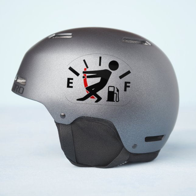 Empty Fuel Level Gage (Helmet Side)