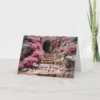 Empty Garden Tomb Easter Card