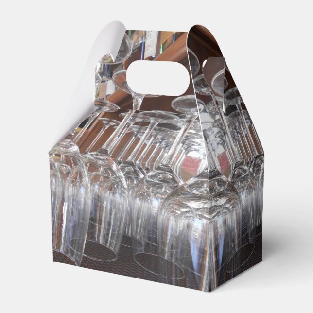 Empty Glasses Favor Box (Front Side)