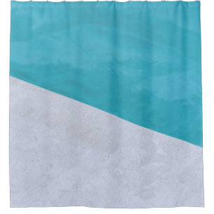 Empty gray floor beside pool