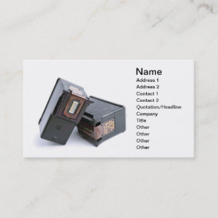 Empty ink cartridges business card