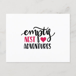 Empty nest love adventures postcard