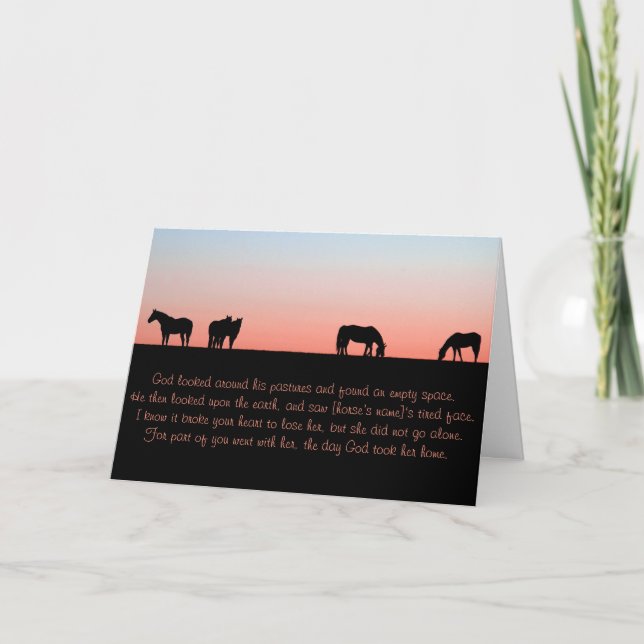 Empty Pasture Card (Front)