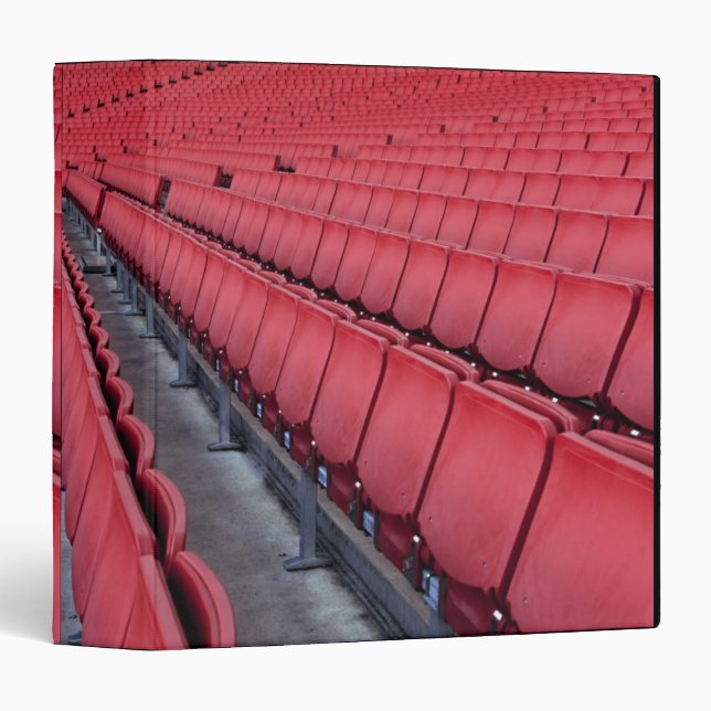 Empty Seats in Stadium Binder (Front/Spine)