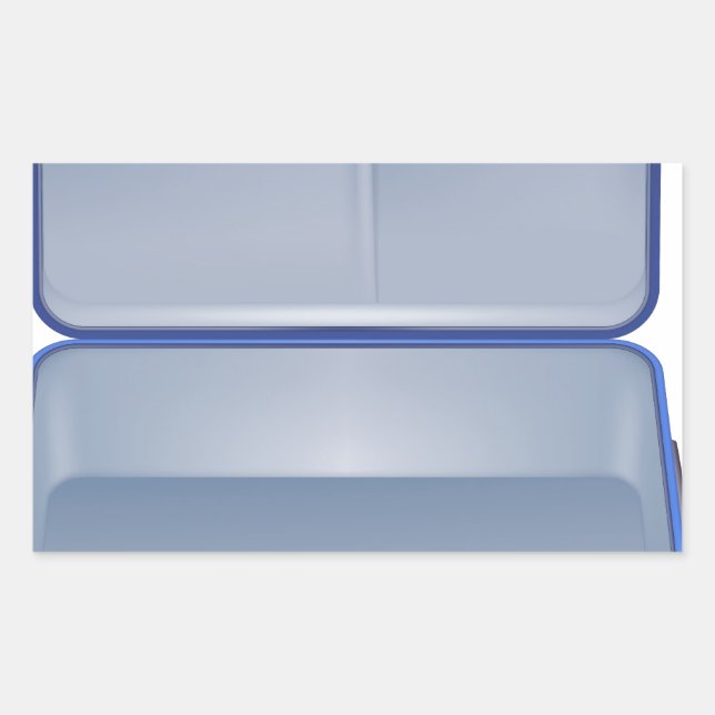 Empty suitcase illustration sticker (Front)