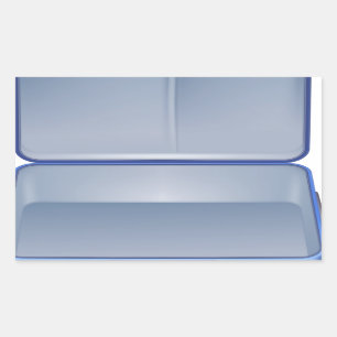 Empty suitcase illustration sticker