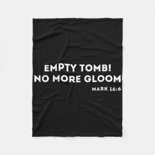 Empty Tomb Jesus Easter Christian  Fleece Blanket