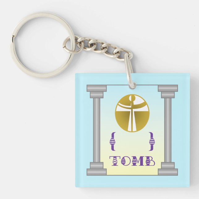 Empty Tomb Keychain (Front)
