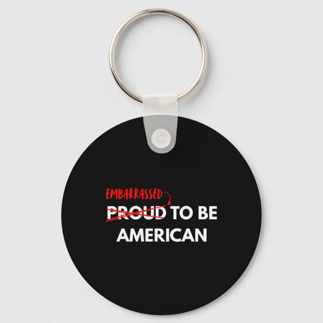 Emrred To Be American  Keychain (Front)