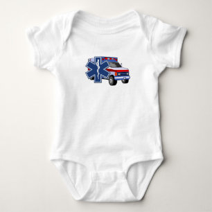 EMS Ambulance Baby Bodysuit