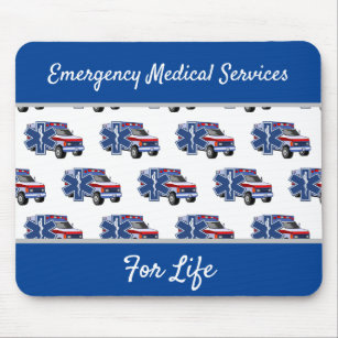 EMS Ambulance For Life     Mouse Pad