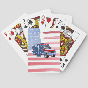 EMS Ambulance Playing Cards