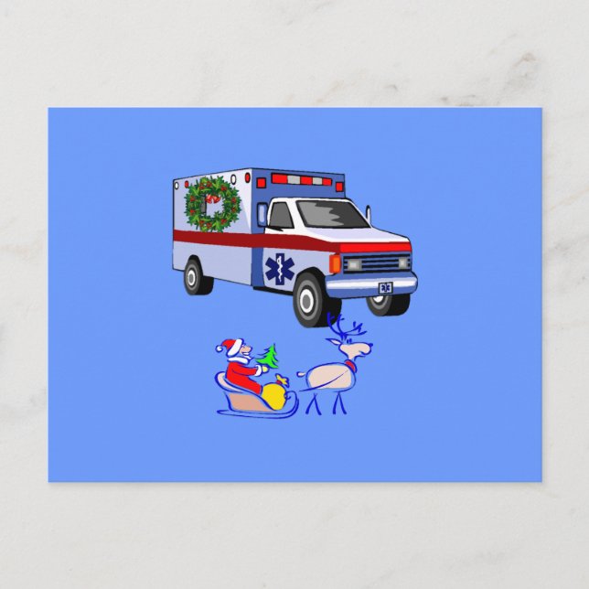 EMS Christmas Gifts Holiday Postcard (Front)