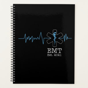 EMS Emergency Emt Est. 2021 Student Graduation Planner