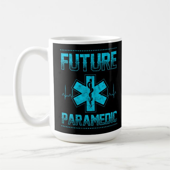 EMS Emergency Future Paramedic Student Ambulance Coffee Mug (Left)