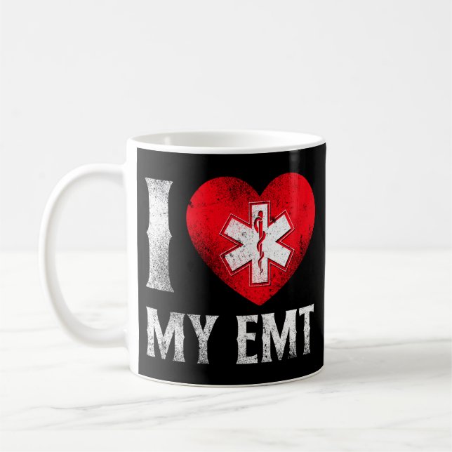 EMS Emergency I Love My EMT Coffee Mug (Left)