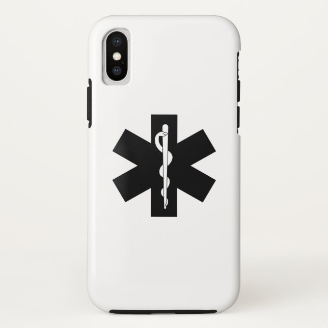 EMS EMT Paramedic Star Case-Mate iPhone Case (Back)