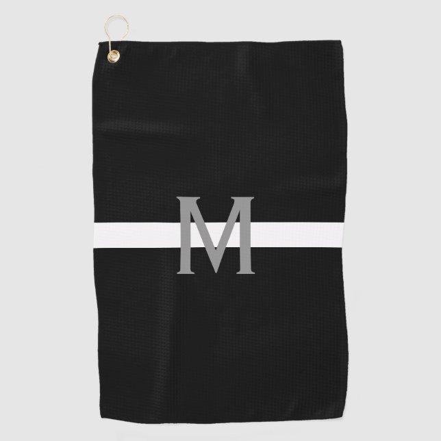 EMS EMT Thin White Line Monogram Golf Towel (Front)
