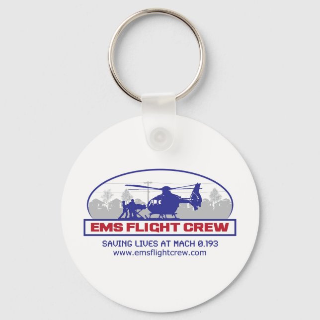 EMS Flight Crew Rotorwing Keychain (Front)