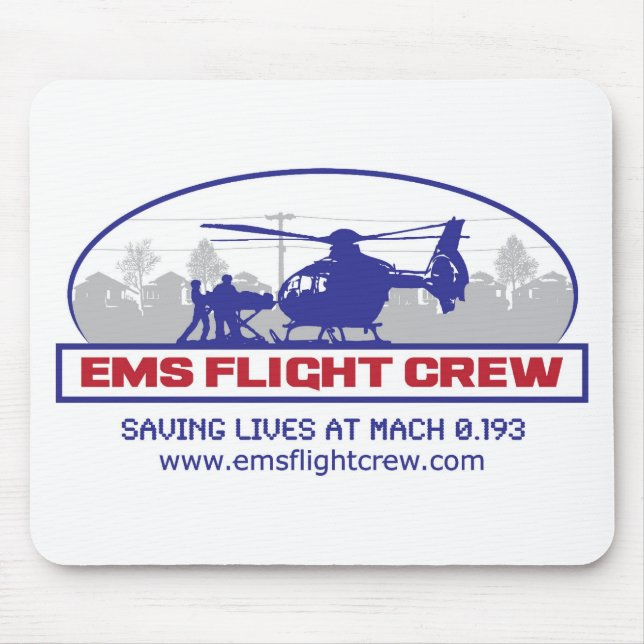 EMS Flight Crew Rotorwing Mouse Pad (Front)