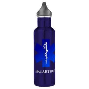 EMS Logo with Name/Calling Number 710 Ml Water Bottle
