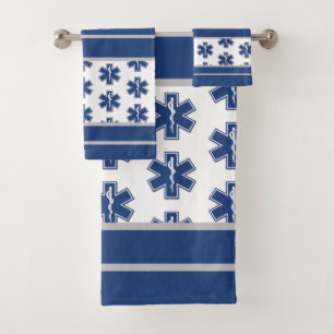 EMS Paramedics and EMT   Bath Towel Set