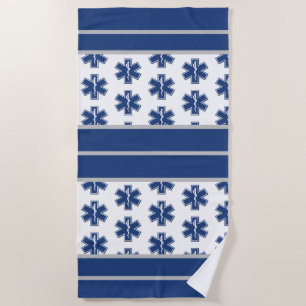 EMS Paramedics and EMT Beach Towel