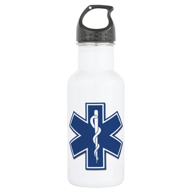 EMS Star of Life 532 Ml Water Bottle (Front)