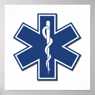 EMS Star of Life Poster