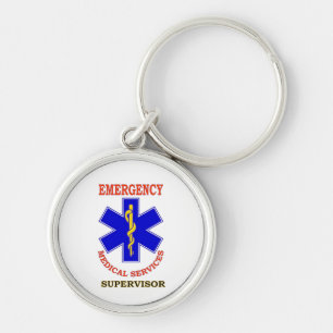 EMS SUPERVISOR KEYCHAIN
