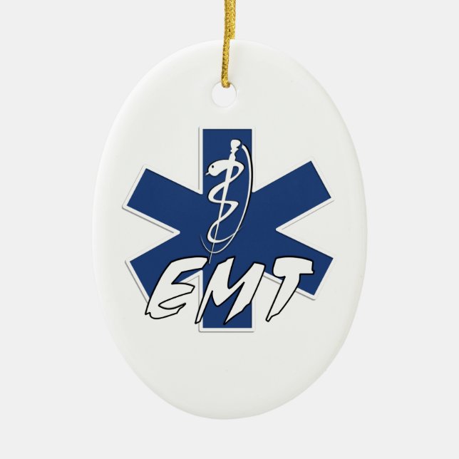 EMT Active Ceramic Ornament (Front)