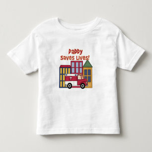 EMT Daddy Saves Lives Toddler T-shirt
