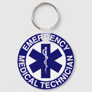 EMT Emergency Medical Technician Keychain