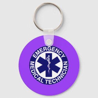 EMT Emergency Medical Technician Keychain