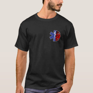 EMT Firefighter Shirt Firefighter Two Sided EMS Gi