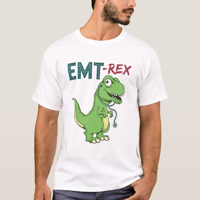 EMT Rex EMT Paramedic Emergency Services T-Shirt (Front)