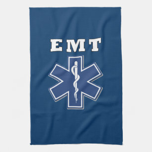 EMT Star of Life Kitchen Towel