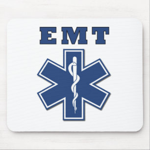 EMT Star of Life Mouse Pad