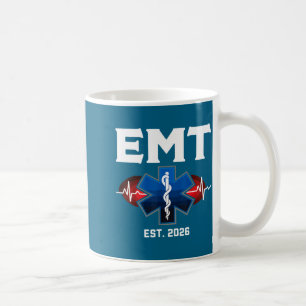Emt Student Graduation Emt Est Illustration Coffee Mug