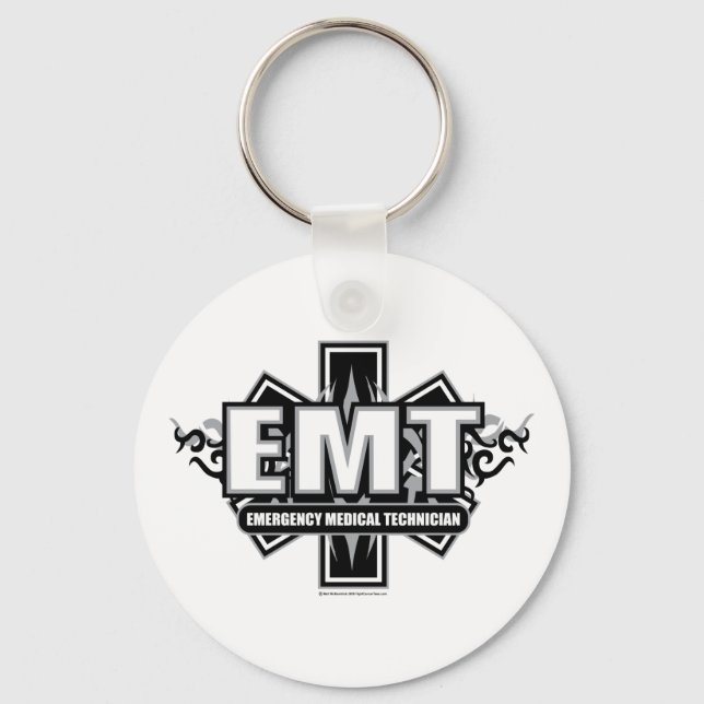 EMT Tribal Keychain (Front)