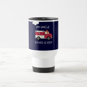 EMT Uncle Saves Lives Tshirts and Gifts Travel Mug