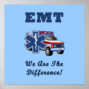EMT We Are The Difference Poster